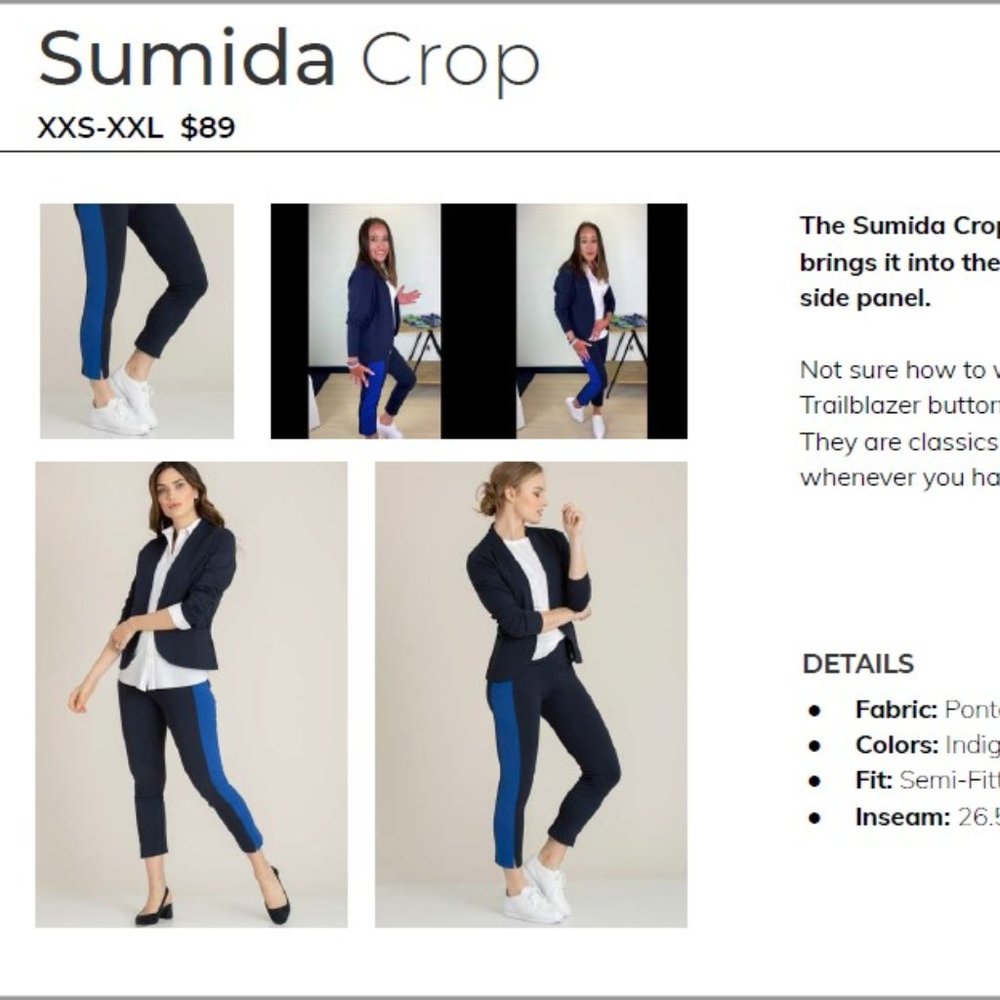 Sumida Crop Pant